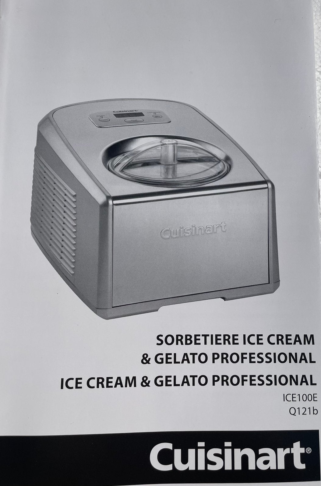 Sorbetière neuve cuisinart, Ophalen of Verzenden, Nieuw, Zelfvriezend