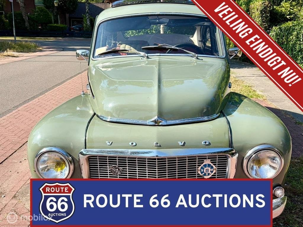Volvo PV544 | 1960 | Route 66 Auctions, Auto's, Zwart, Bedrijf, Handgeschakeld, Overige carrosserie