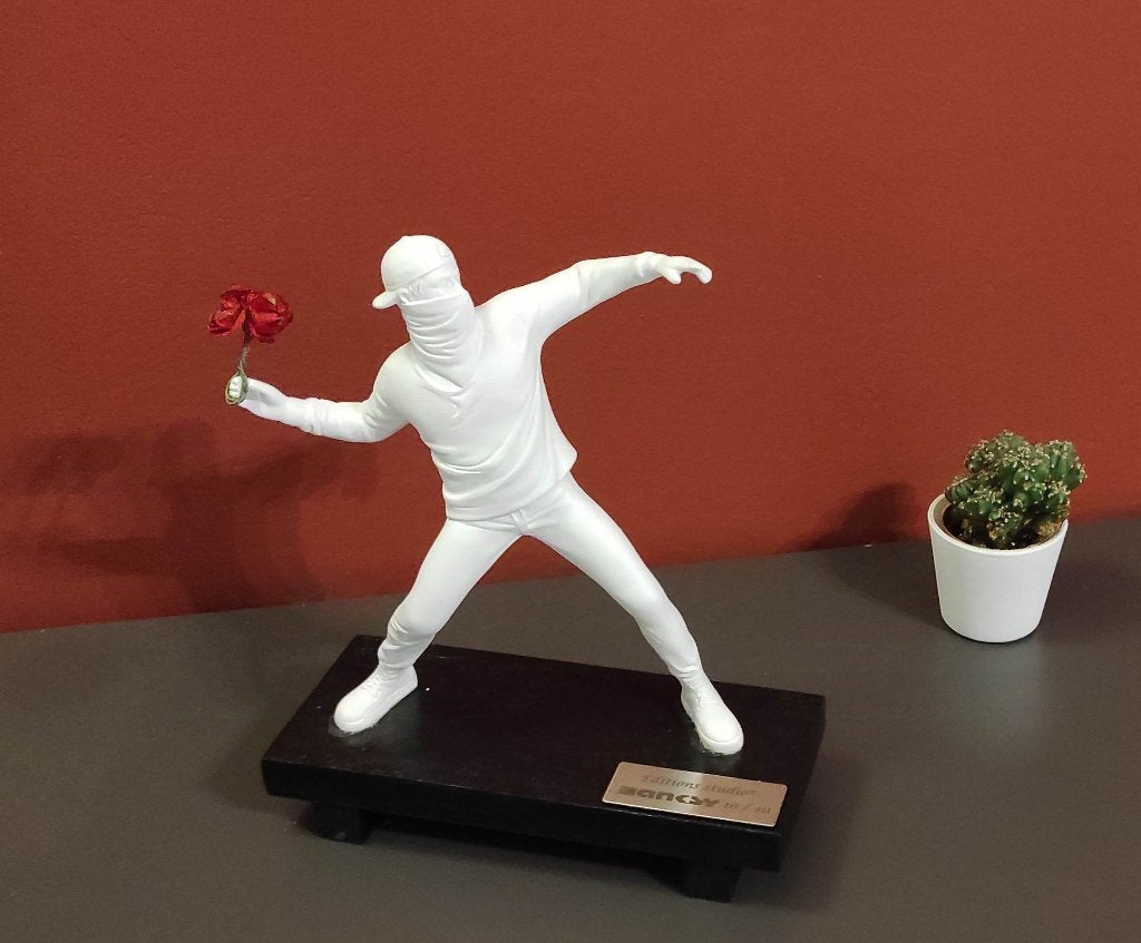 Uniek kunstwerk BANKSY (After) Limited Edition, Antiek en Kunst, Ophalen of Verzenden