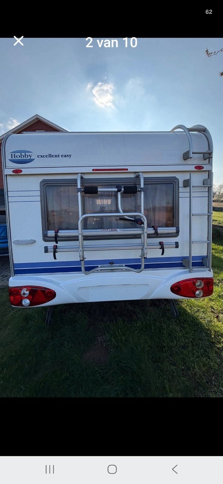 zeer mooie en complete caravan hobby 540 ula exellent easy, Caravans en Kamperen, 2 aparte bedden, Rondzit, Hobby, Tot en met 4