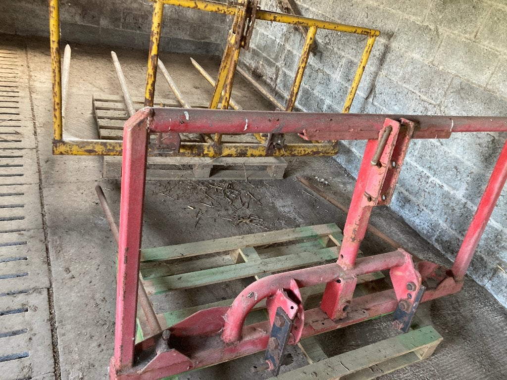 stro vork  /balenvork, Zakelijke goederen, Ophalen, Akkerbouw, Voertechniek
