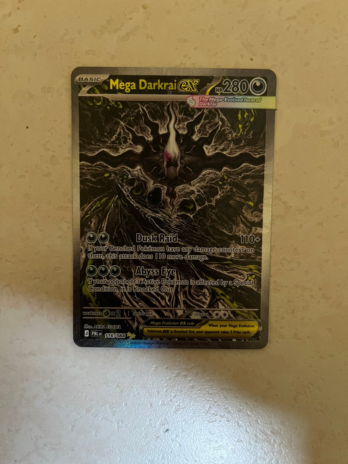 Mega Darkrai ex, Hobby en Vrije tijd, Verzamelkaartspellen | Pokémon, Ophalen, Nieuw