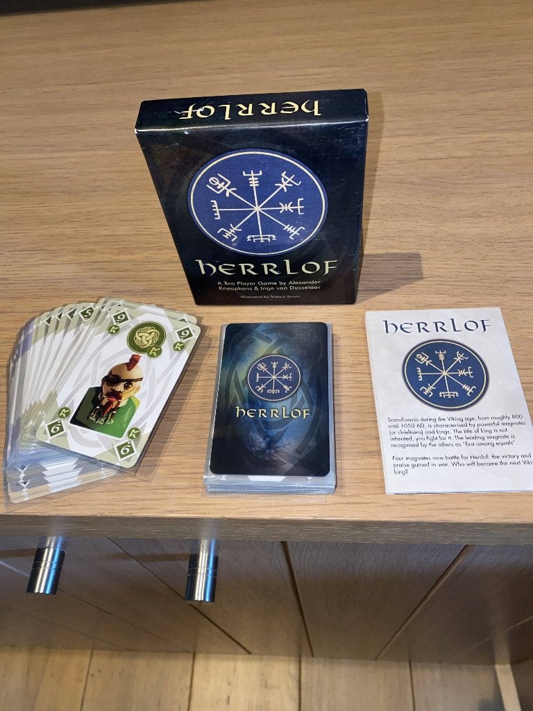 Herrlof & Caverna het Duel leuke kaartspellen, Ophalen, Zo goed als nieuw
