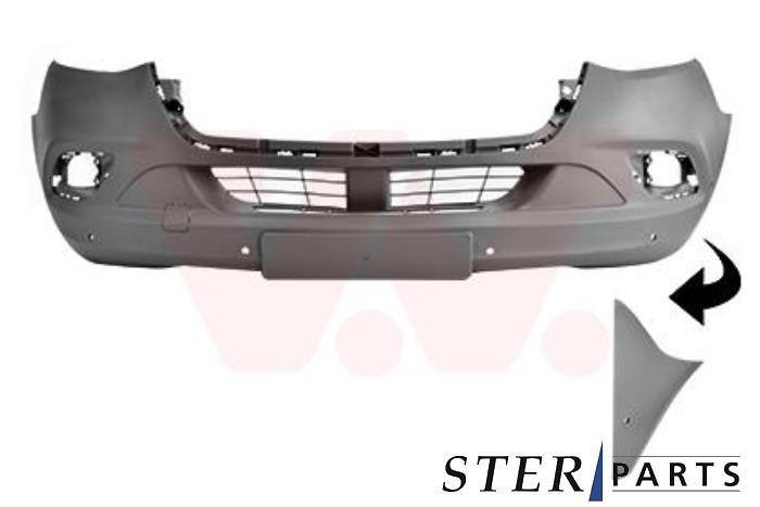 Voorbumper van een Mercedes Sprinter (9B51), 12 maanden garantie, -, Nieuw, Ophalen of Verzenden