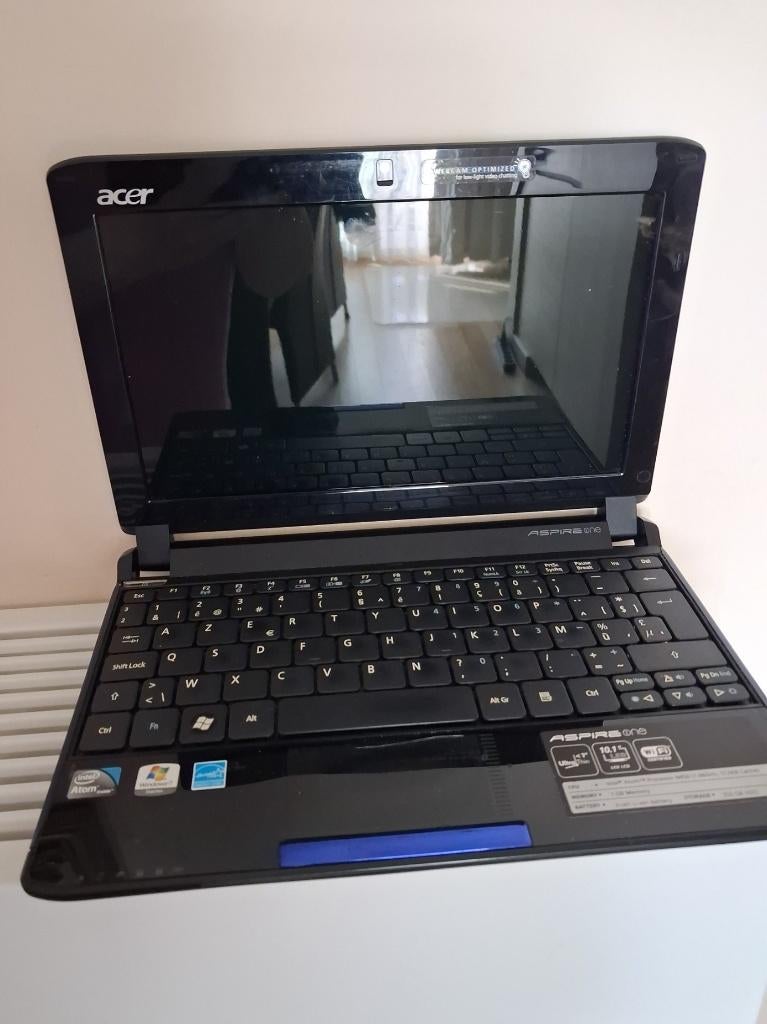 Mini laptopje Acer One, Computers en Software, Windows Laptops, Ophalen, HDD, Minder dan 4 GB, Intel Atom N450 - (1,66GHz - 512Kb cache)