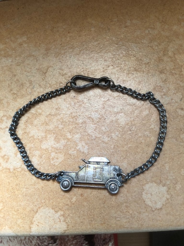 Eerste wereldoorlog armband, Ophalen of Verzenden, Landmacht, Embleem of Badge