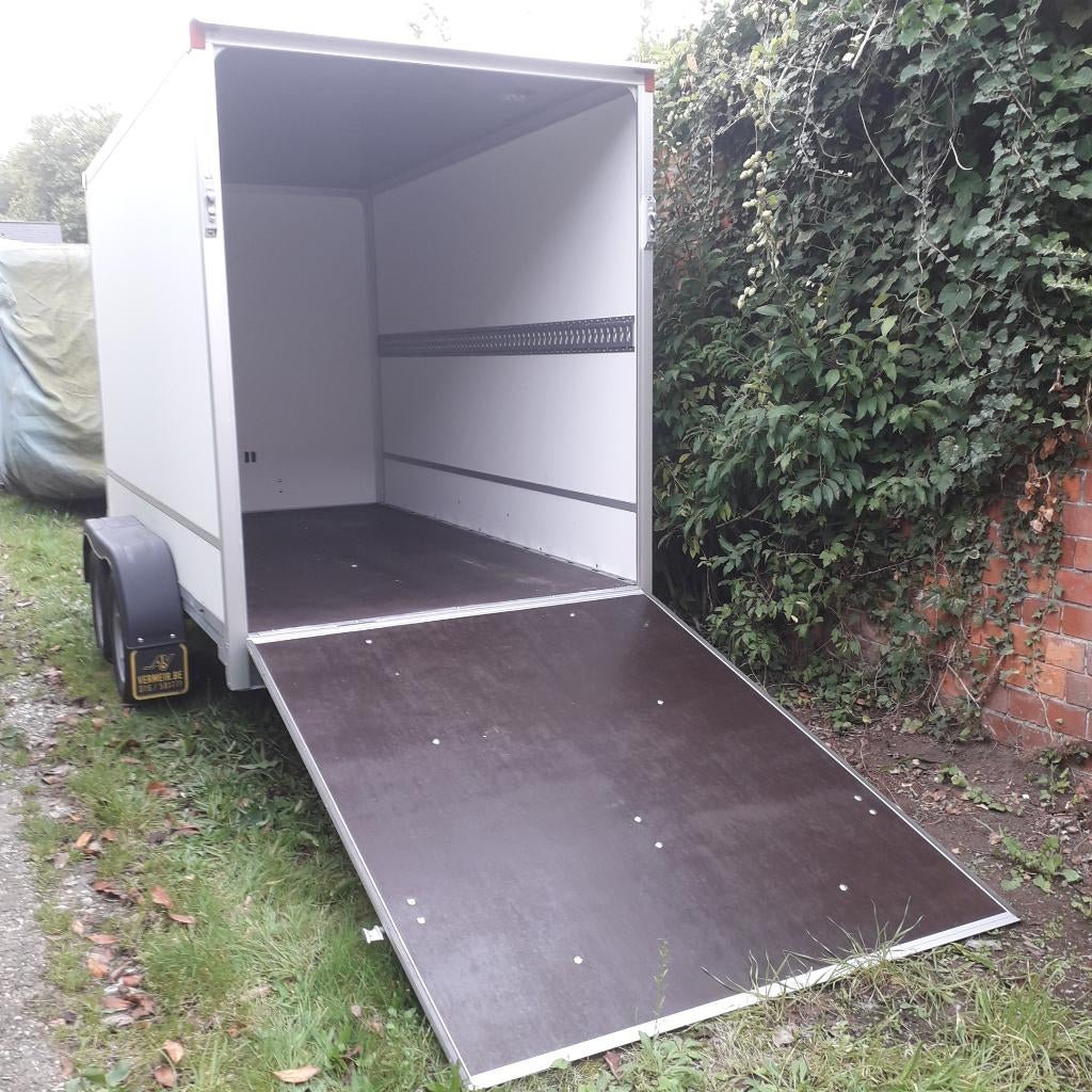 gesloten aanhangwagen met valdeur, Auto diversen, Aanhangers en Bagagewagens, Ophalen, Zo goed als nieuw