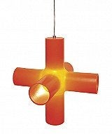 2x DARK Crosslight Orange | Jan Melis & Ben Oostrum, Antiquités & Art, Orange, Ensemble, Plastique, 40 cm