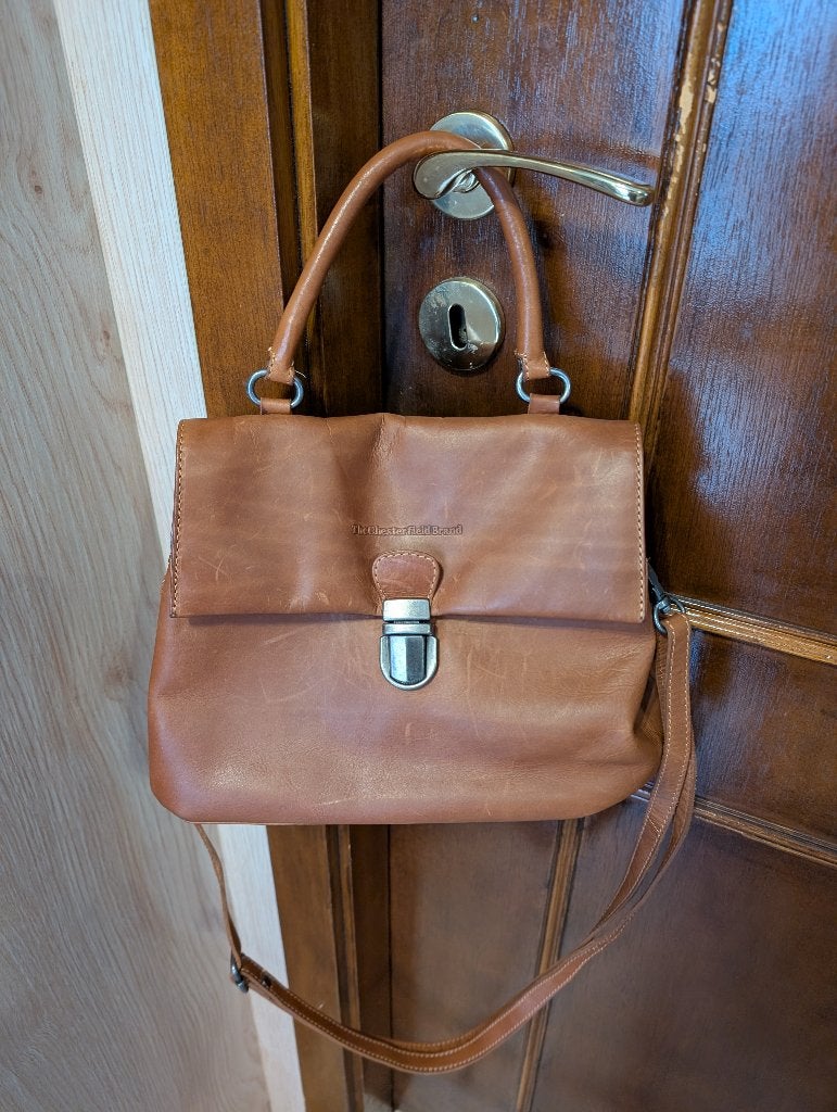 handtas Chesterfield brand, Ophalen, Gebruikt, Bruin, Handtas
