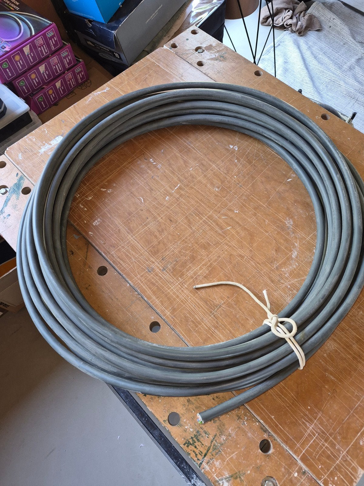 25m XVB 5G6 kabel, Enlèvement