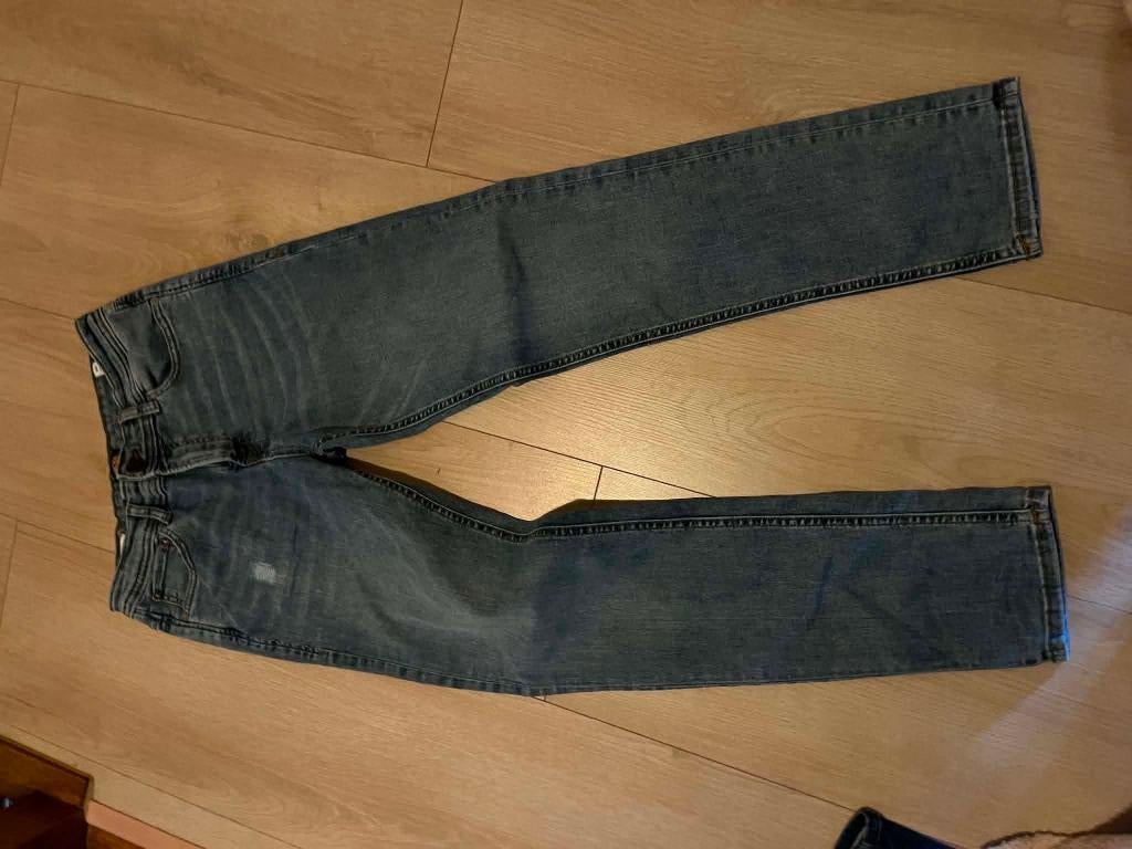 jeans jack jones 164 blauw, Kinderen en Baby's, Kinderkleding | Maat 164, Broek, Gebruikt, Ophalen of Verzenden, Jongen