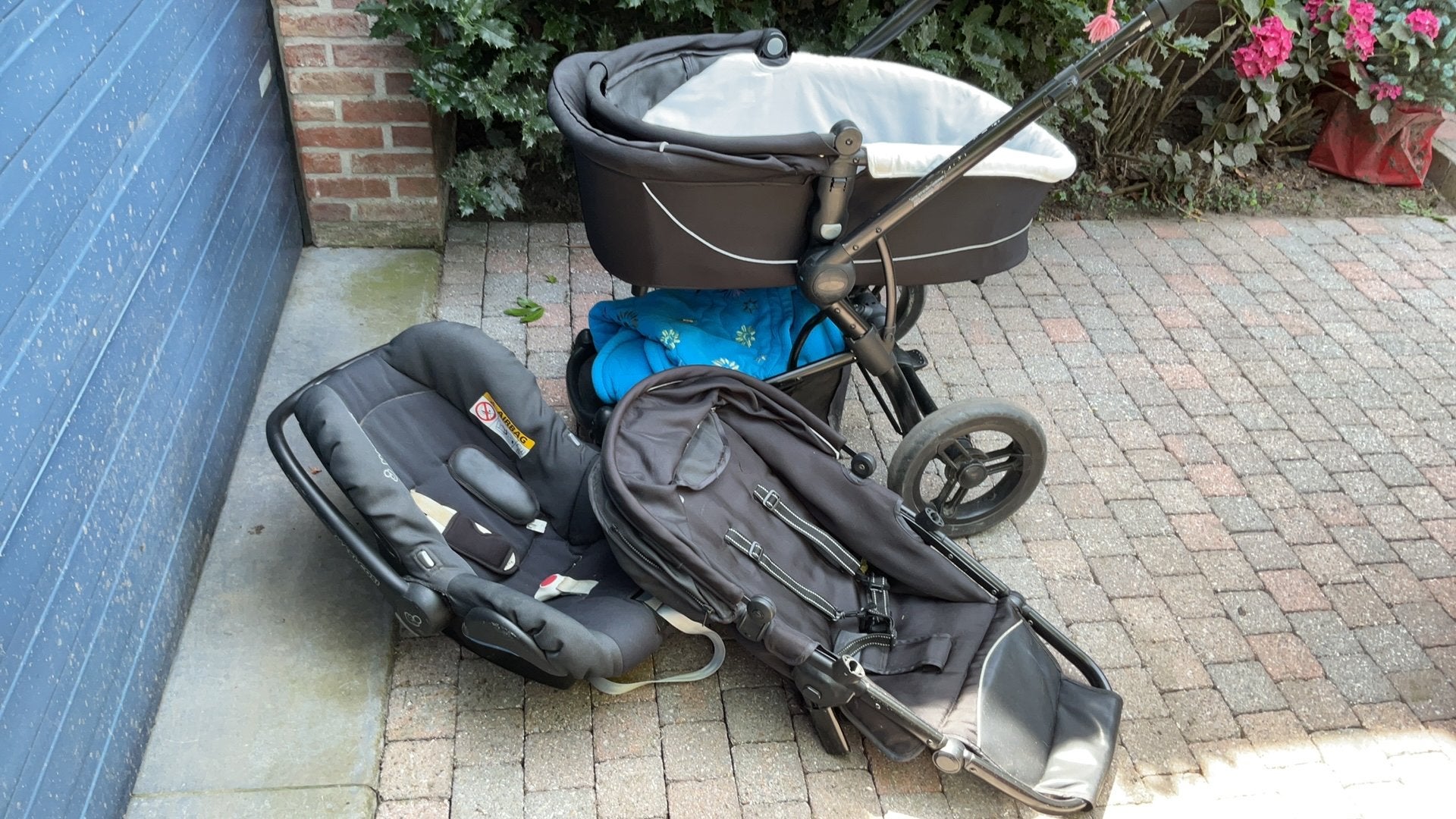 Poussette/Buggy, Autres marques, Poussette combi, Utilisé, Tige de poussée réglable