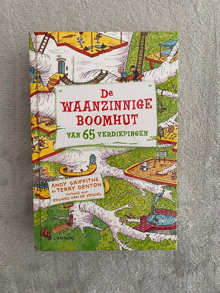 Boek De Waanzinnige Boomhut Van 65 Verdiepingen, Ophalen of Verzenden, Zo goed als nieuw, Andy Griffiths; Terry Denton, Fictie algemeen