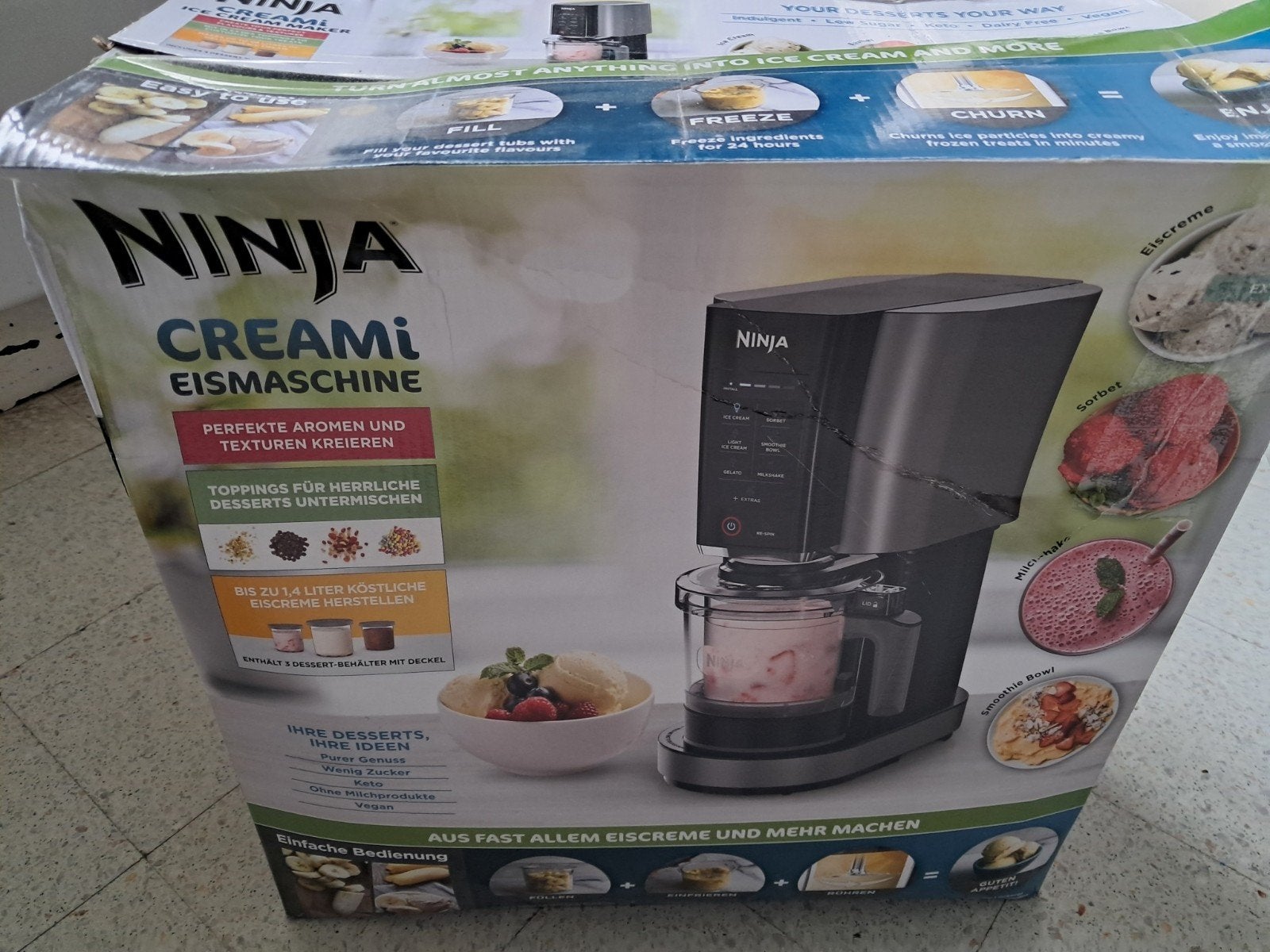 Ninja ijsmaker, Elektronische apparatuur, Ophalen of Verzenden, Zo goed als nieuw