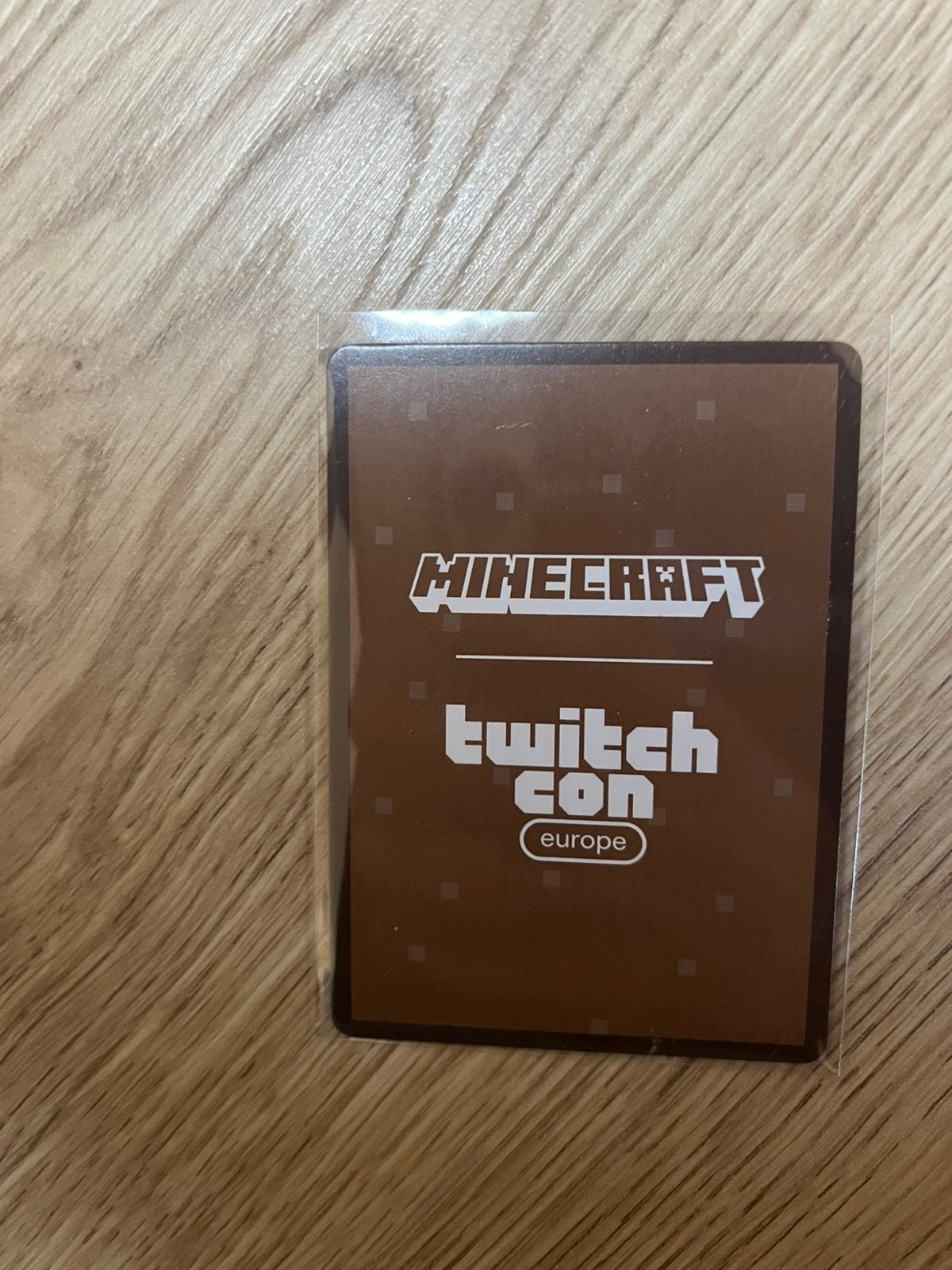 minecraft cape, Collections, Cartes de naissance & Cartes de visite, Enlèvement ou Envoi, 2000 à nos jours, Carte de visite