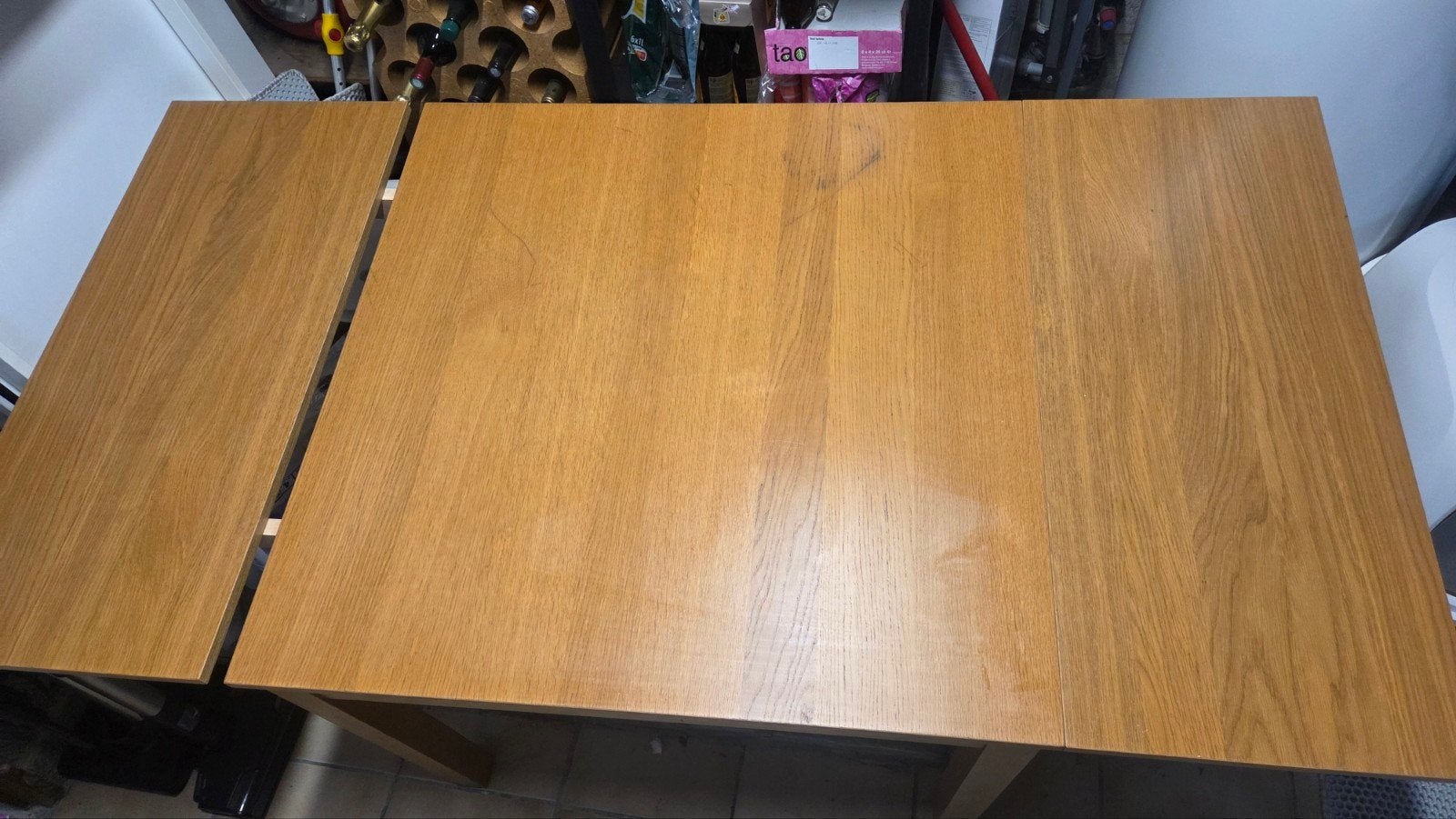 table avec rallonges, 150 à 200 cm, Cinq personnes ou plus, Enlèvement, Utilisé
