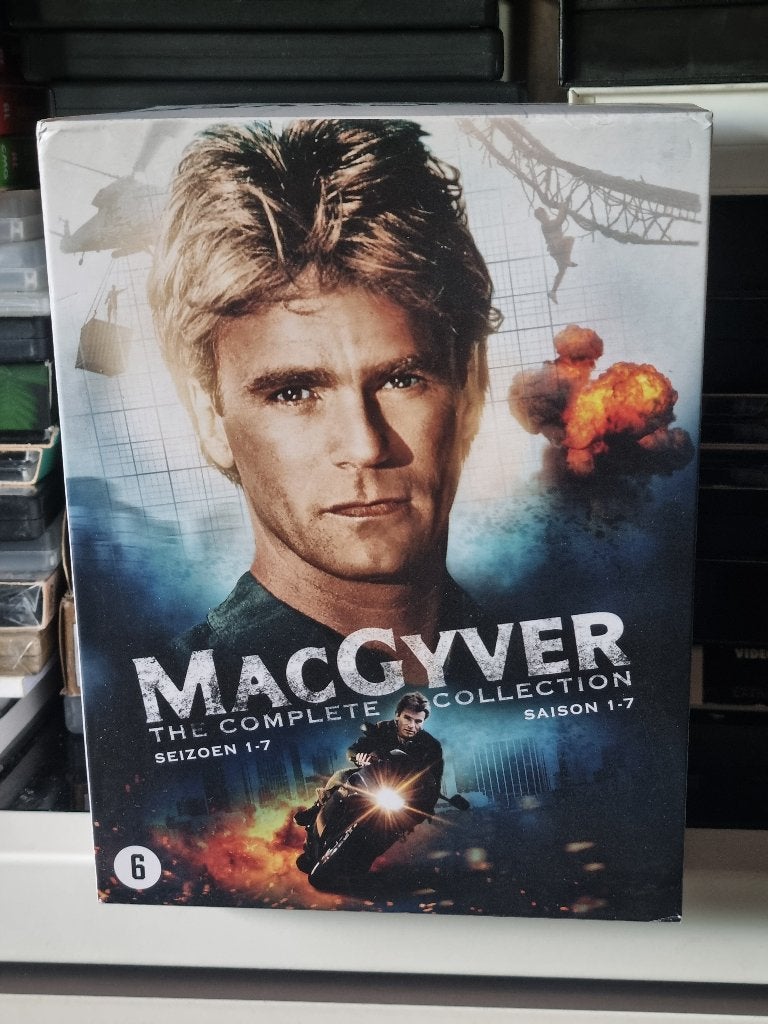 MacGyver, Richard Dean Anderson, S 1-7, complet, Néerlandais, Comme neuf, Anglais, Action et Aventure