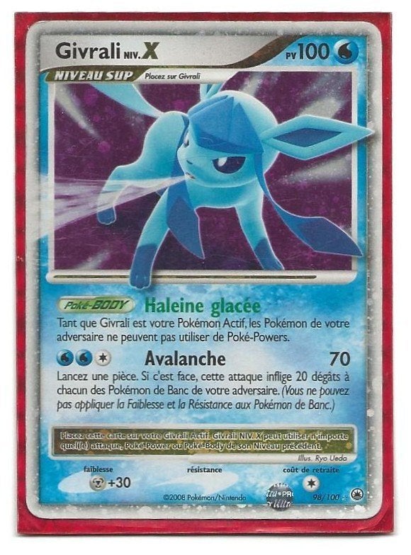 GIVRALI  X - POKÉMON 98/100 DIAMANT & PERLE AUBE MAJESTUEUSE, Enlèvement ou Envoi, Comme neuf, Cartes en vrac