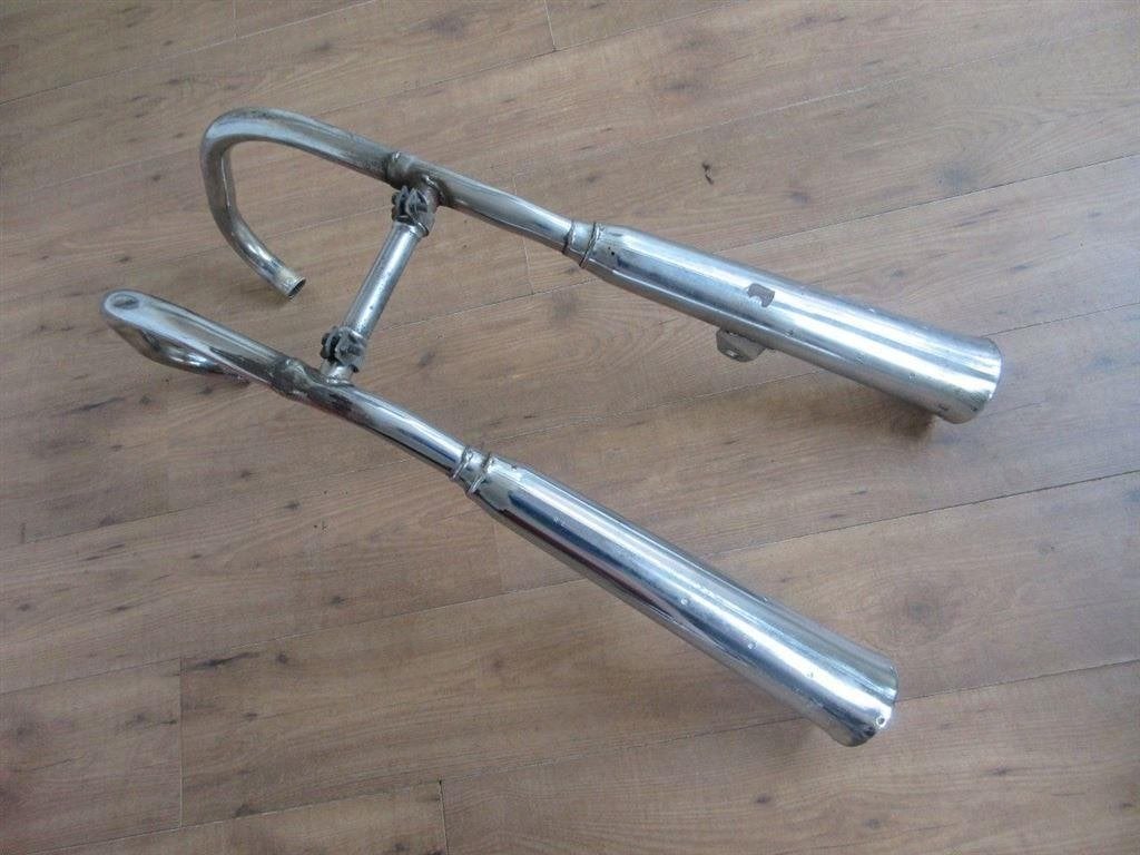 Kawasaki LTD305 uitlaat compleet KZ305 uitlaten LTD Z305 CSR, Ophalen, Gebruikt