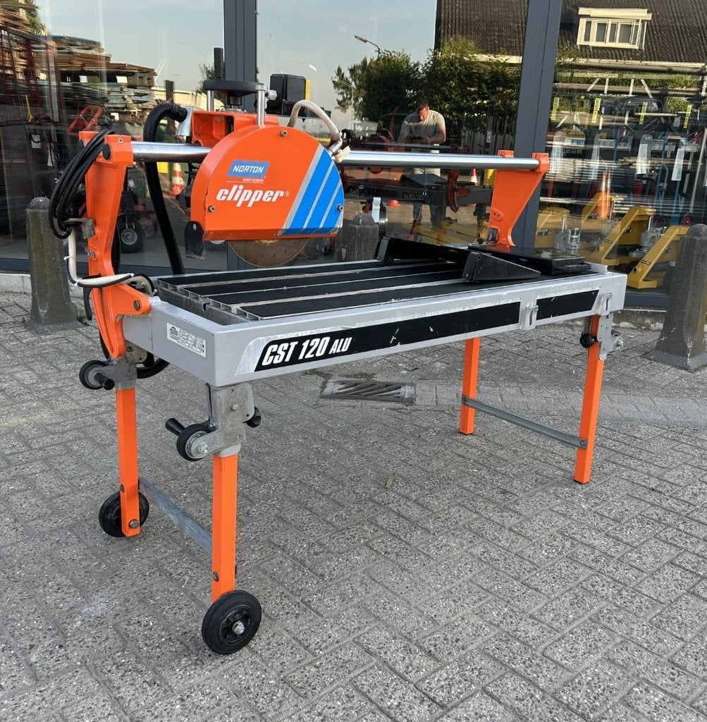 Norton Clipper CST120 ALU steenzaagmachine 230V gebruikt, Doe-het-zelf en Bouw, Ophalen, Gebruikt, Overige typen