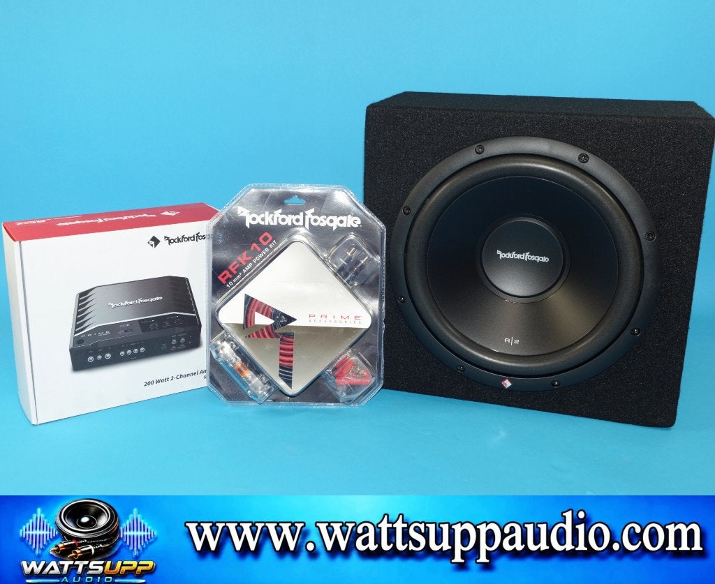 Rockford Fosgate R2 12 inch Subwoofer set, Enlèvement ou Envoi, Comme neuf