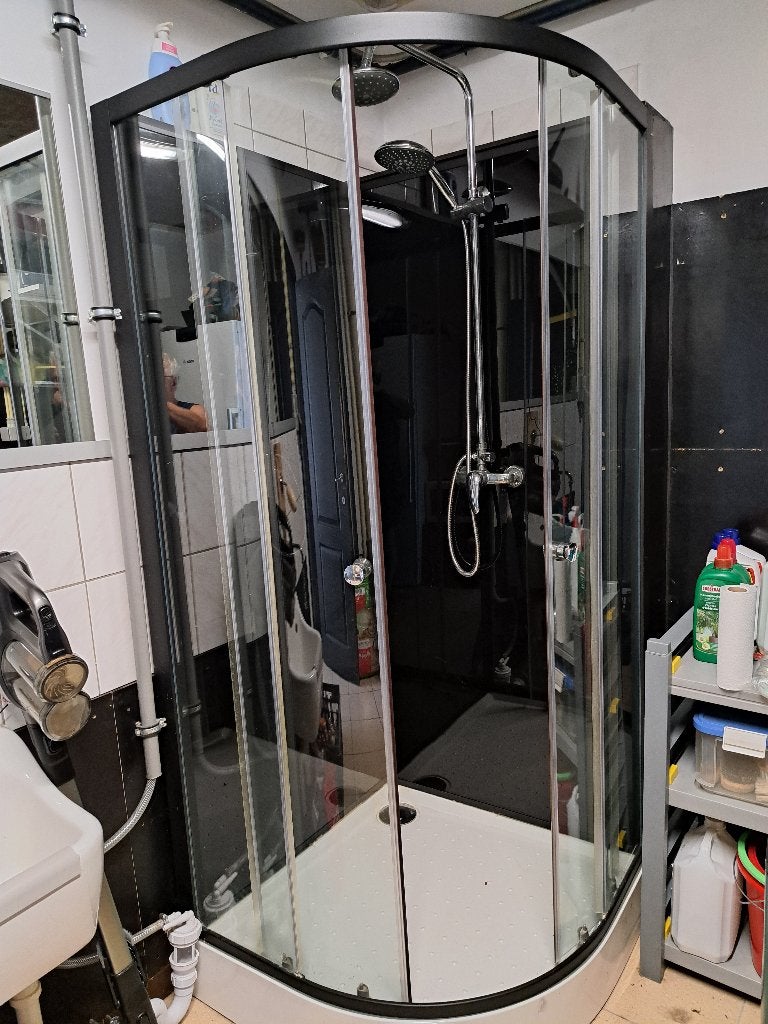 Douche, Huis en Inrichting, Badkamer | Badkamermeubels, Ophalen, Gebruikt, 75 cm of meer, Overige typen