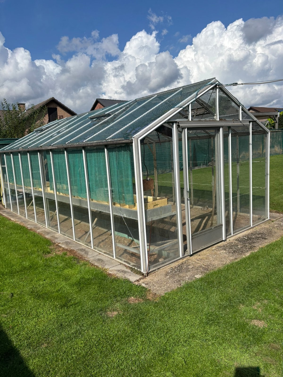 Glazen serre 3mx6m, Tuin en Terras, Ophalen, Gebruikt, Kweekkas, Glas