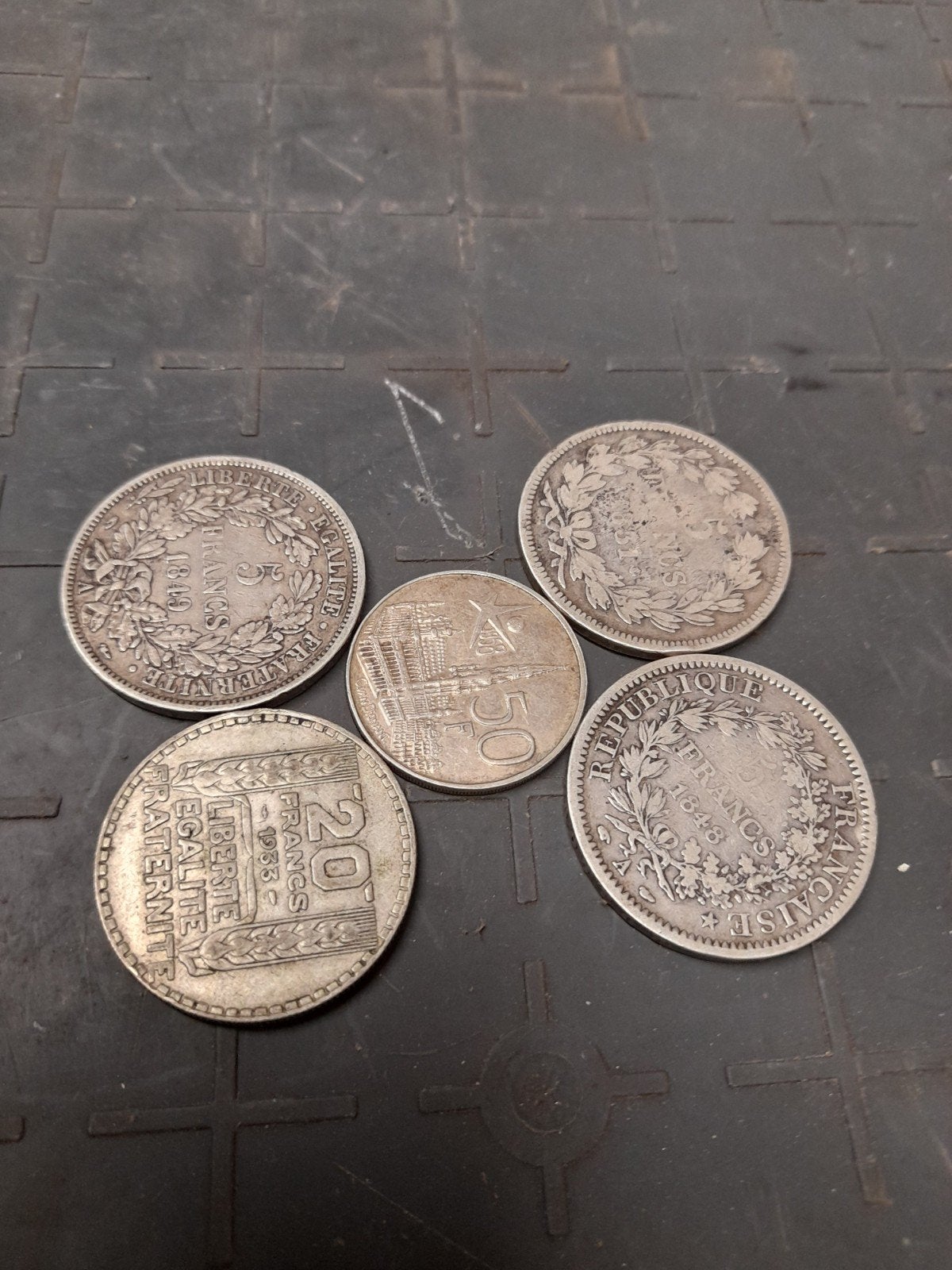 Pièces franc, Postzegels en Munten, Munten | Nederland