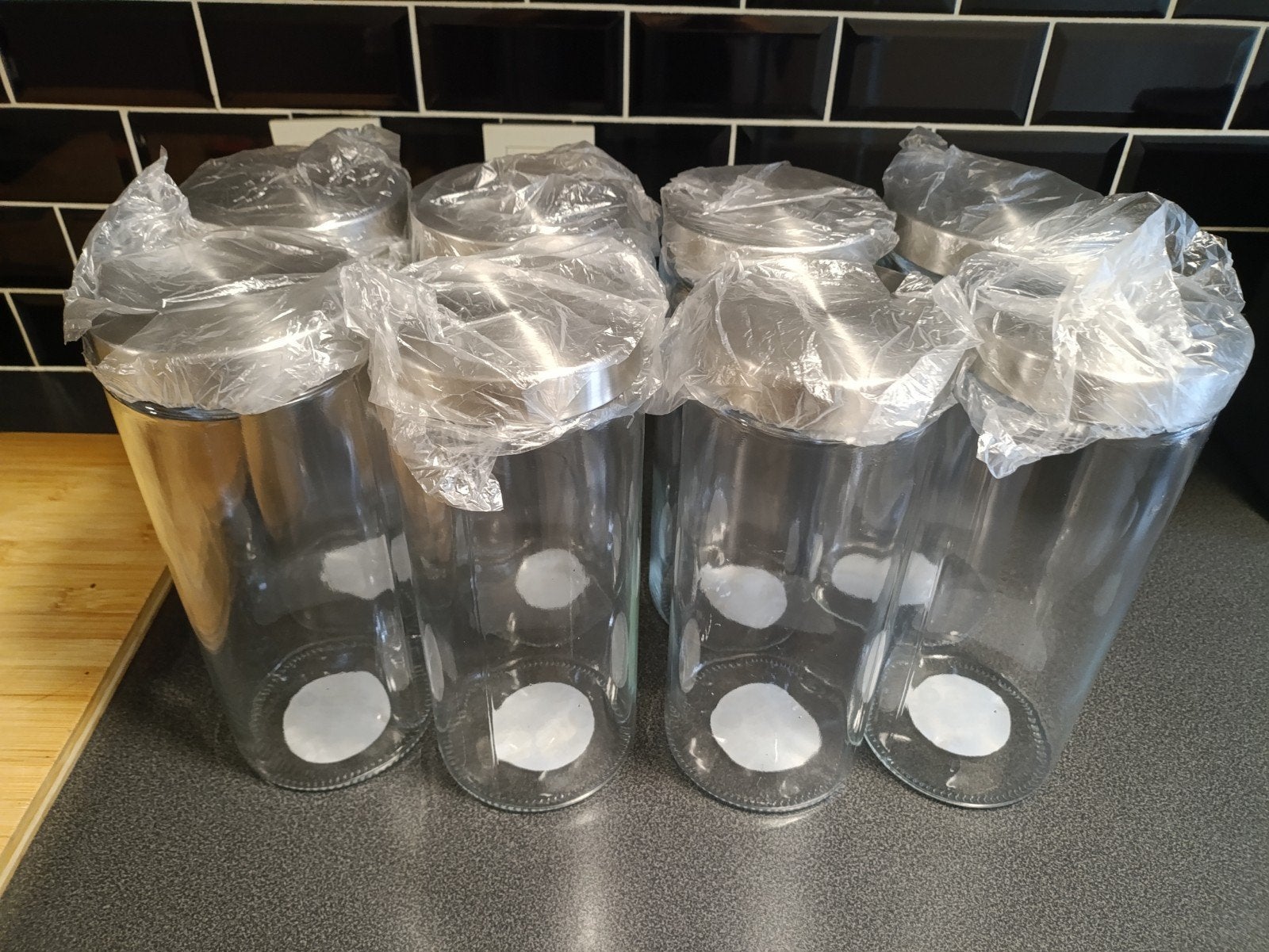 Lot de 8 pots de conservation de 2L neuf, Enlèvement, Neuf, Verre