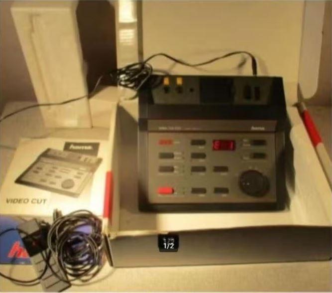Hama Video CUT 220 Montage Apparaat voor Video 8/Hi 8/VHS, Ophalen of Verzenden, Overige typen