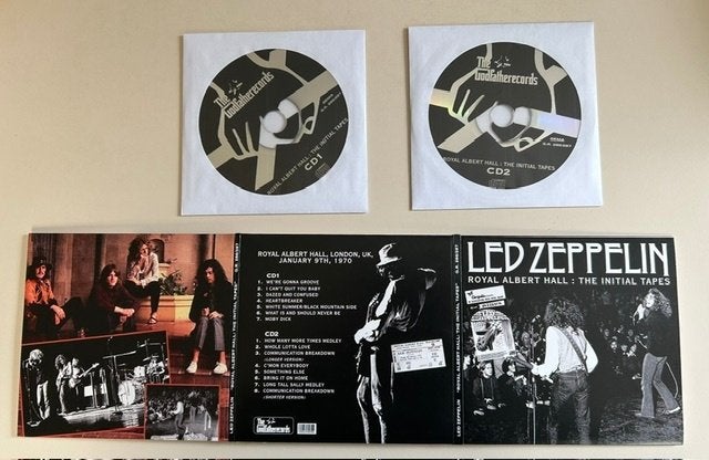 2CD LED ZEPPELIN LIVE ROYAL ALBERT HALL 9 JANUARI 970, Cd's en Dvd's, Cd's | Hardrock en Metal, Ophalen of Verzenden, Zo goed als nieuw