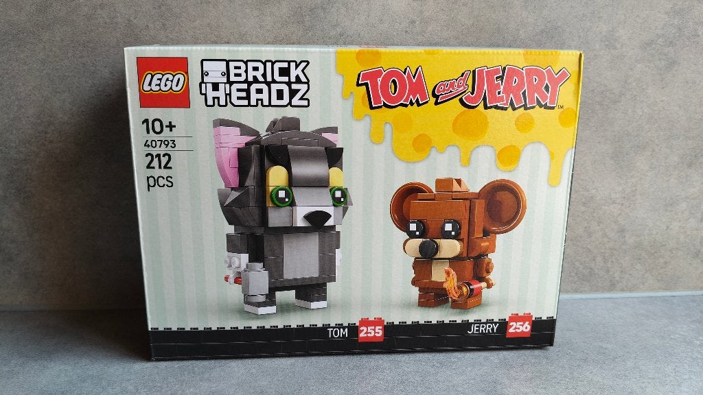 lego brickheadz 40793 tom en jerry figuren, BrickHeadz, Lego, Nieuw, Ophalen of Verzenden