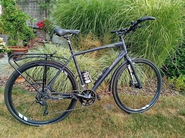 VELO SPECIALIZED, Fietsen en Brommers, Fietsen | Heren | Herenfietsen, Versnellingen, Zo goed als nieuw, Schijfrem, 53 tot 57 cm