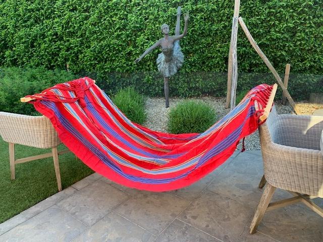 hangmat, Tuin en Terras, Hangmatten, Ophalen, Zo goed als nieuw, Eenpersoons, Buiten