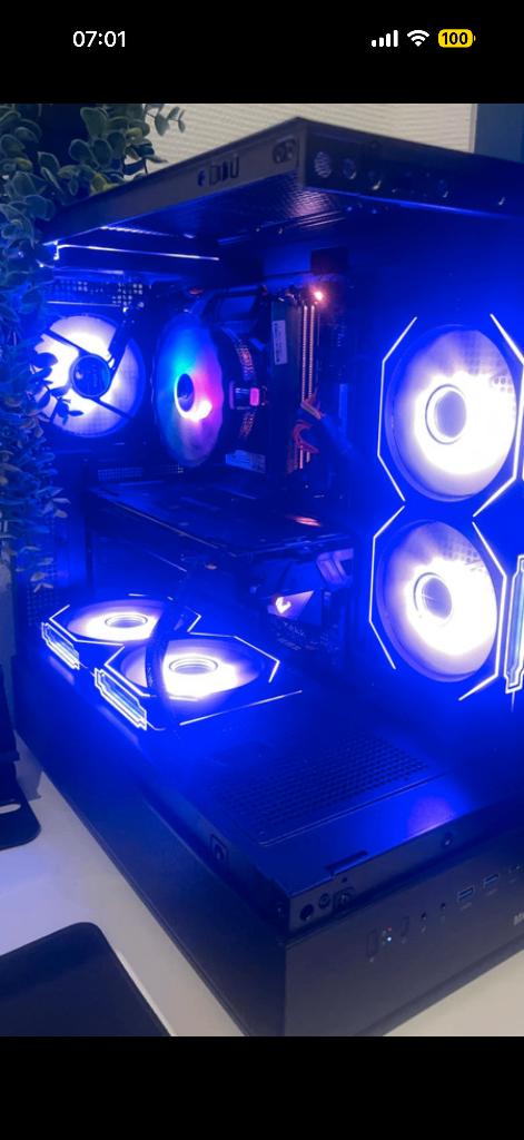 PC i7 GTX1080 + écran clavier, Informatique & Logiciels, Ordinateurs de bureau, Comme neuf, 4 Ghz ou plus, SSD, 16 GB, Avec carte vidéo