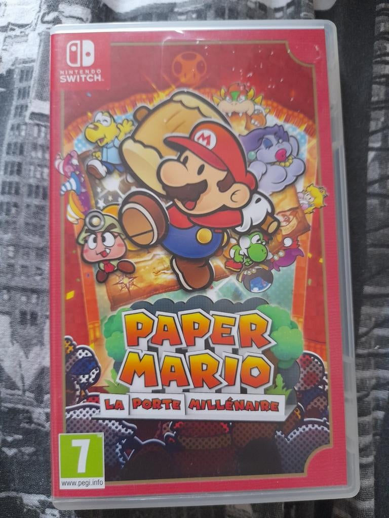 Jeux nintendo switch "Paper Mario la porte millénaire", Enlèvement