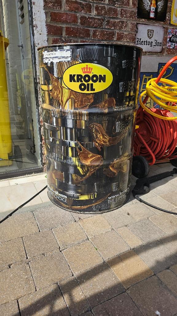 Kroon-oil olievat 200L leeg, Ophalen