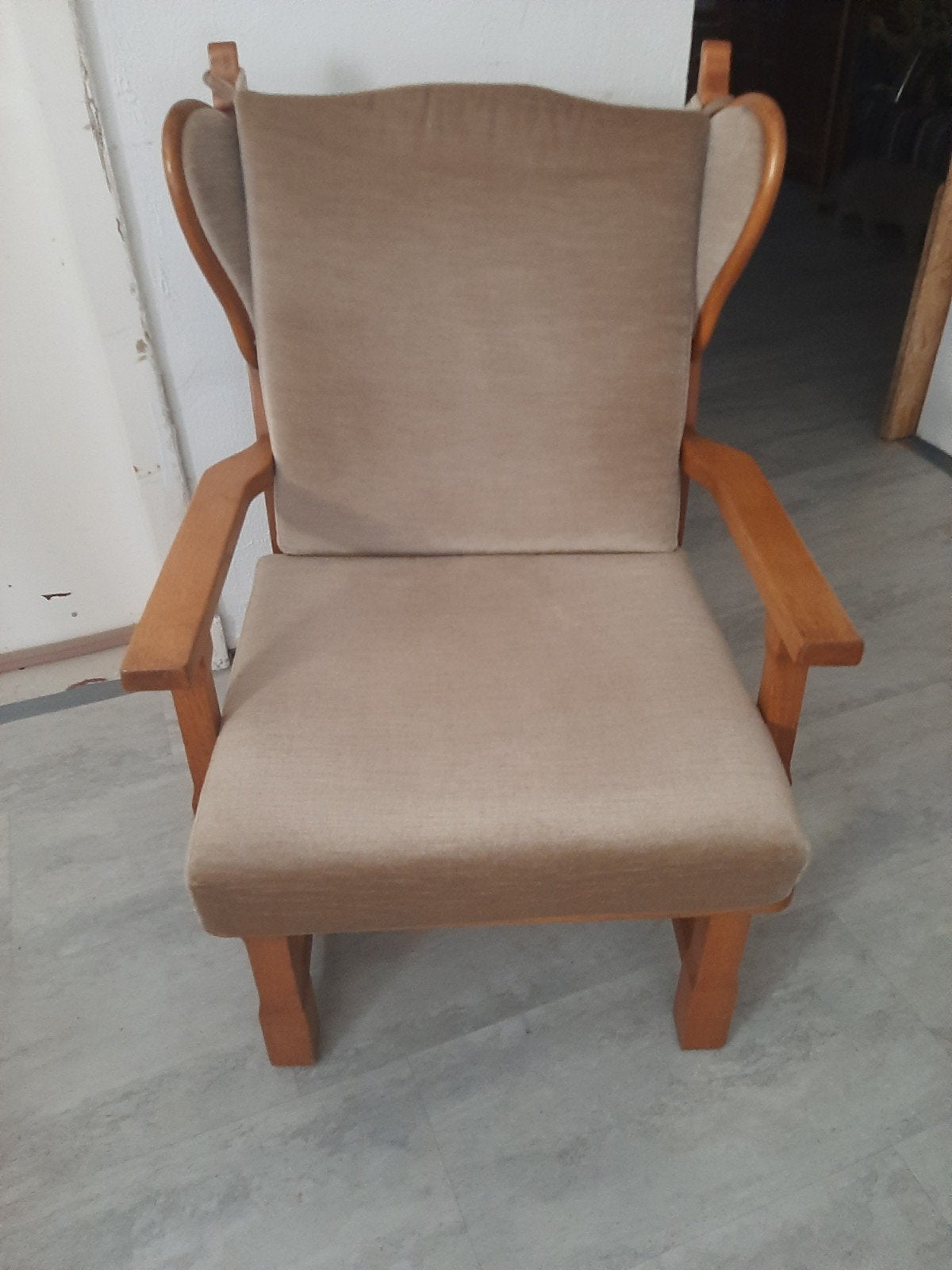 2x brutalist vintage zetels, Ophalen of Verzenden