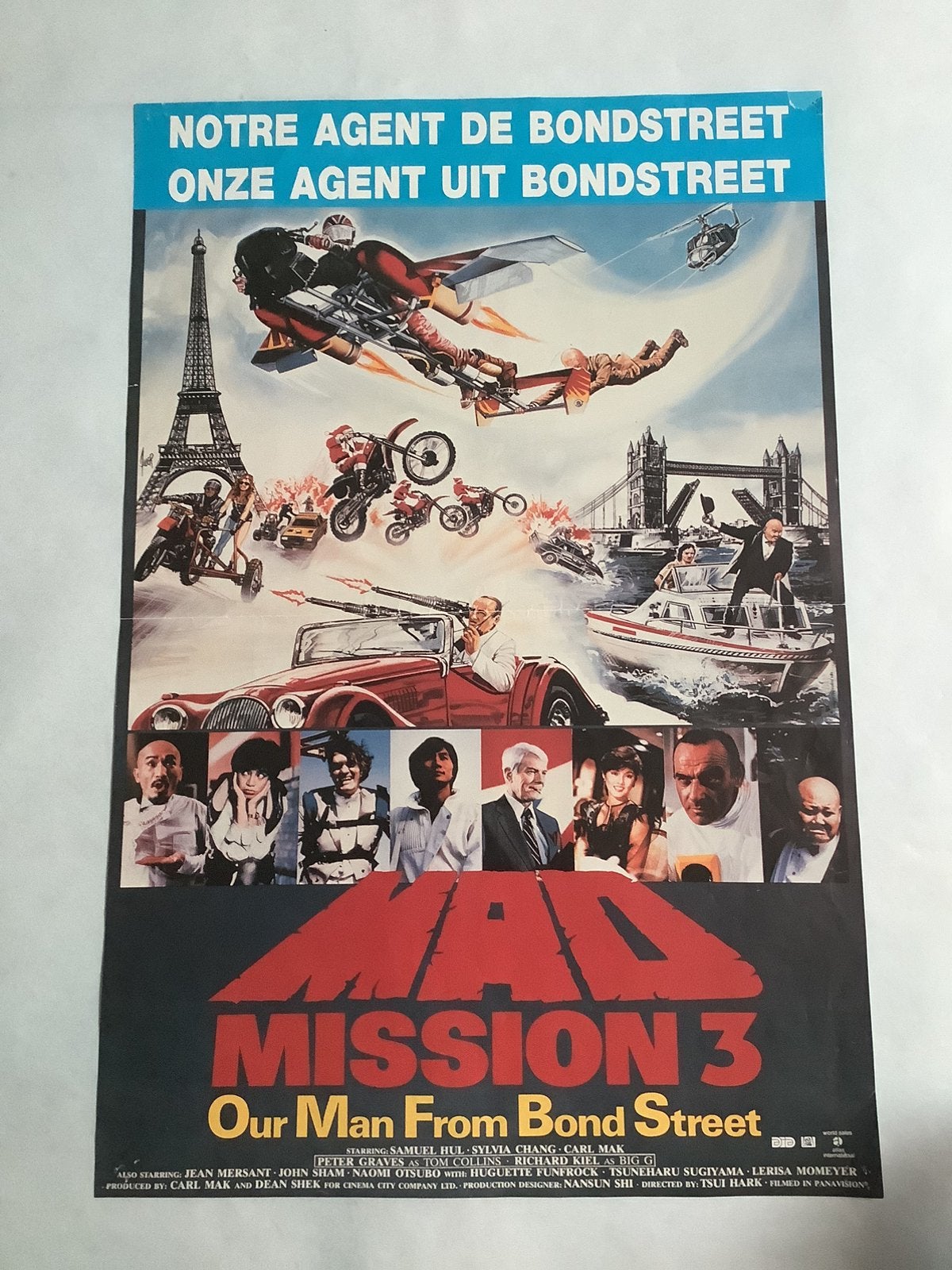 MAD MISSION   FILMPOSTER   40-60 cm   Used, Ophalen of Verzenden