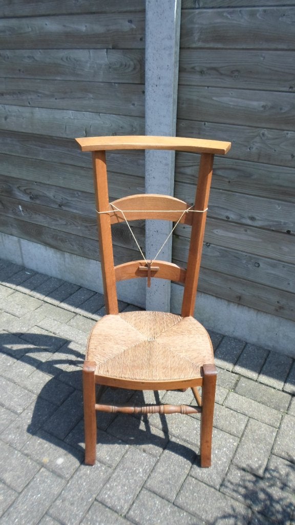 stoel met rietzitting, louis xv, zetel jaren 1920, Antiek en Kunst, Ophalen