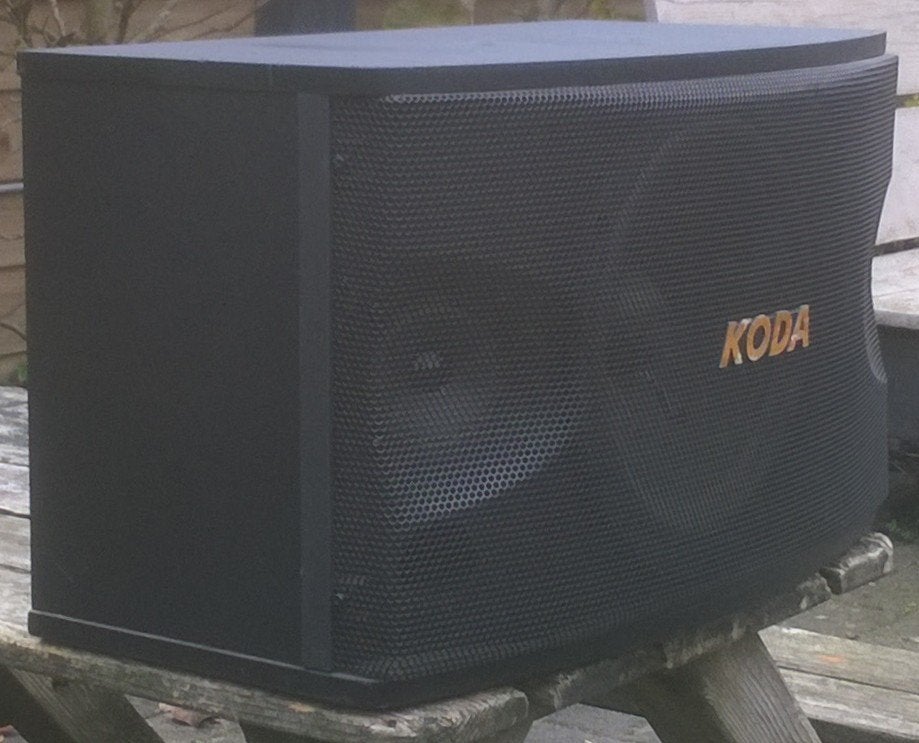 Luidsprekers 8 inch 200 Watt en versterker, Audio, Tv en Foto, Luidsprekerboxen, Overige merken, Gebruikt, 120 tot 150 watt, Speakerset