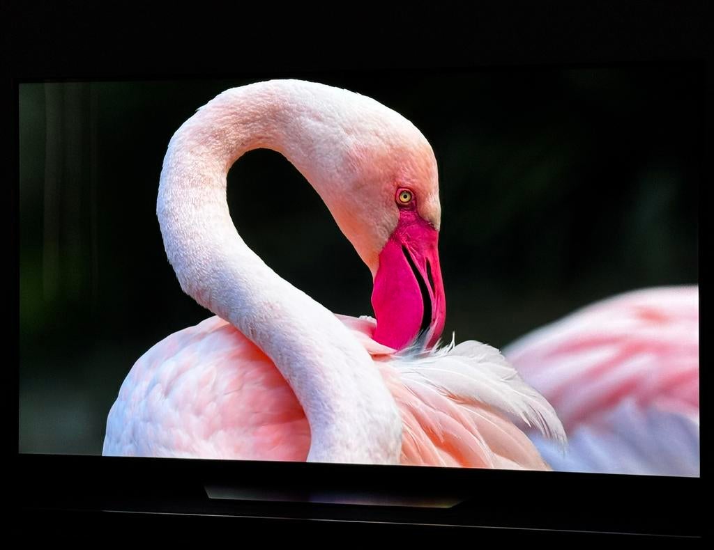 LG Oled 55 thinQ Ai 4k, Ophalen, Zo goed als nieuw, Zwart