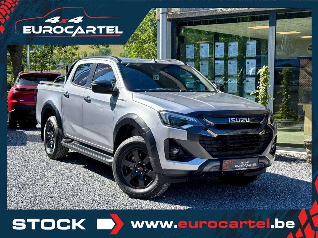 Isuzu D-max 1.9 TD 163 CV AUTO | V-Cross | 38.760 € HTVA, Cuir, Argent ou Gris, Achat, https://public.car-pass.be/vhr/75d1b681-0674-4755-9522-34125374ed6d