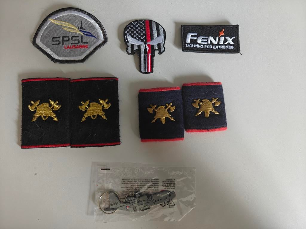 Lot brandweer: badges en passant, Verzamelen, Ophalen