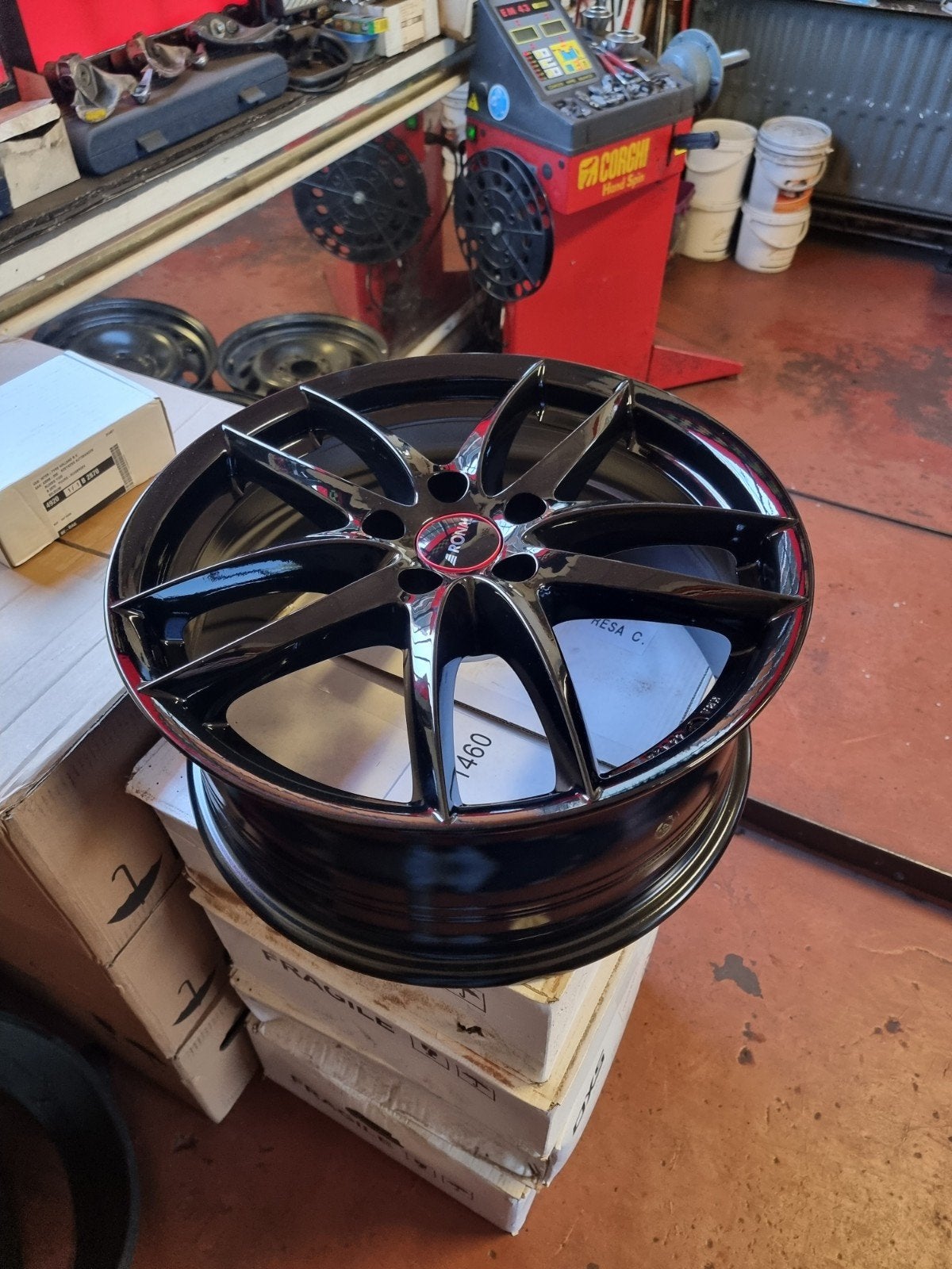 Winterset velgen Ronal R46 + banden Bridgestones Blizzak LM0, Auto-onderdelen, Banden en Velgen, Ophalen, 18 inch, Gebruikt, Winterbanden