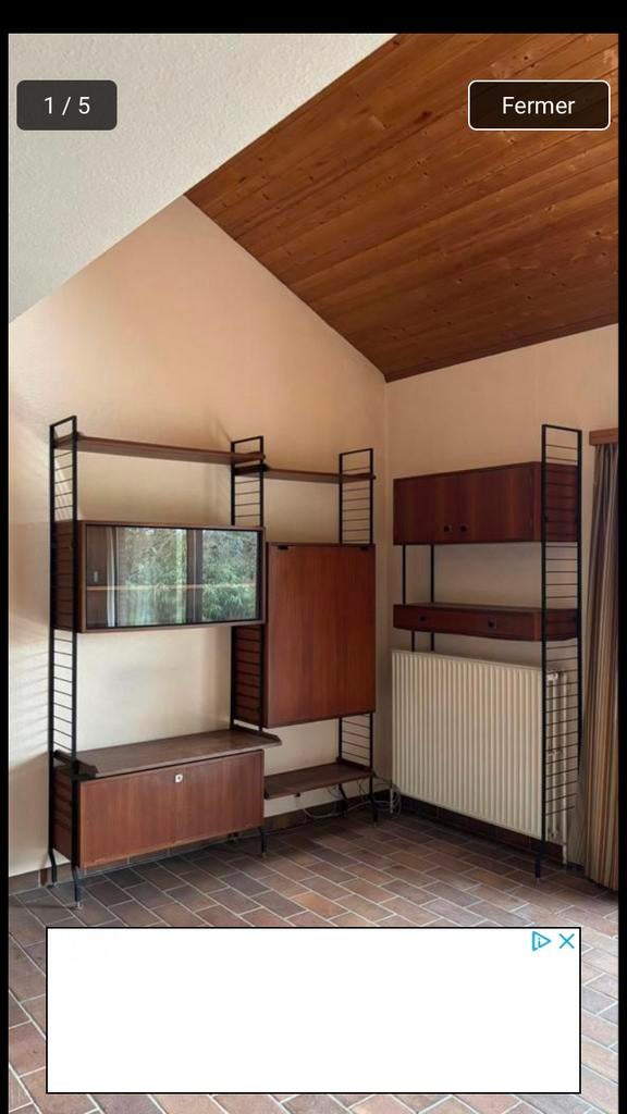 Bibliothèque wallunit combineurop, Enlèvement, Comme neuf