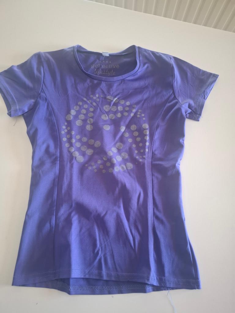 Set Zeeman 134-140 violet, Enfants & Bébés, Zeeman, Enlèvement ou Envoi, Comme neuf, Vêtements de sport ou Maillots de bain