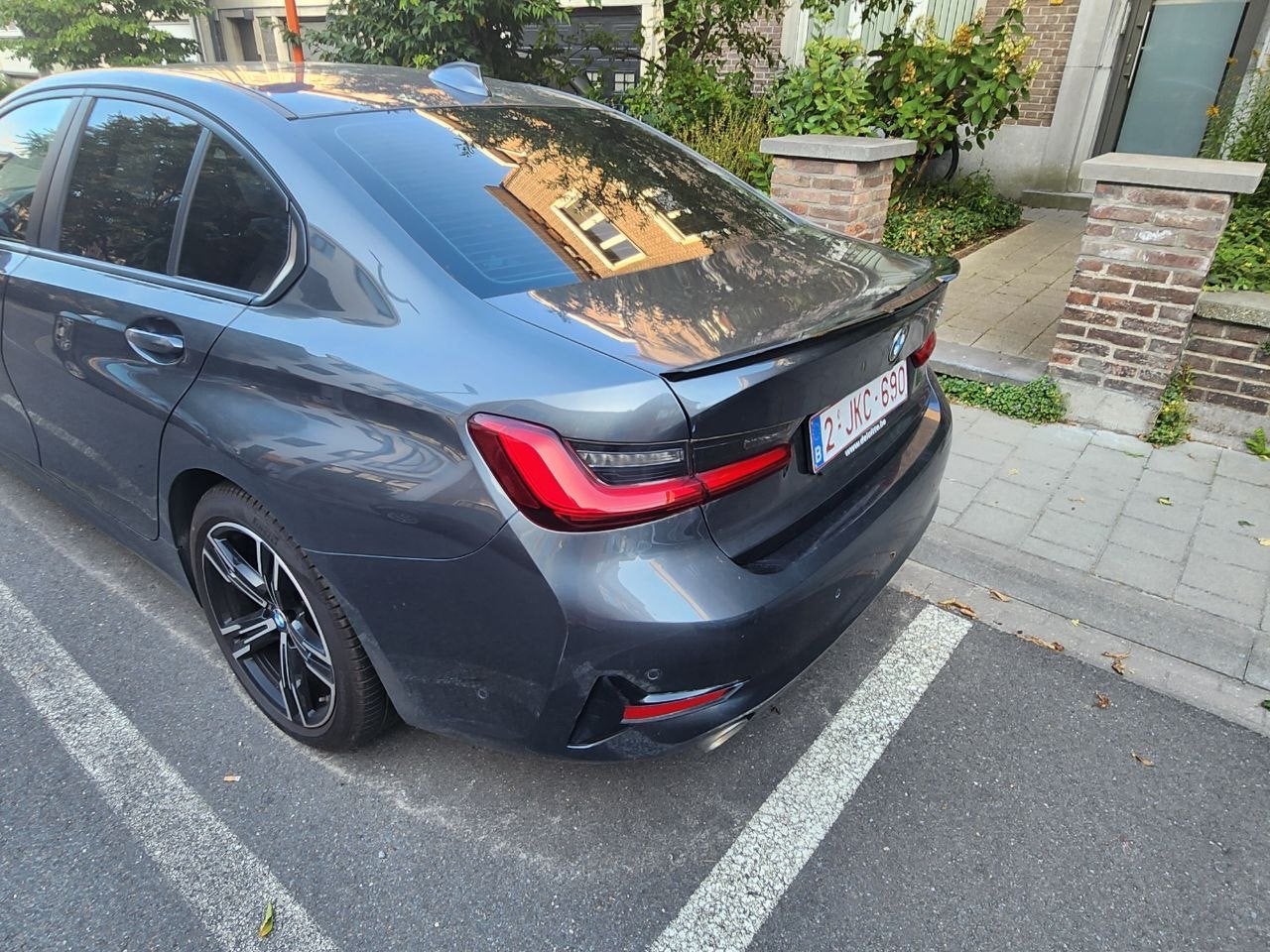 Bmw G20 330e 80000km, Autos, Cuir, Argent ou Gris, Entreprise, 2000 kg