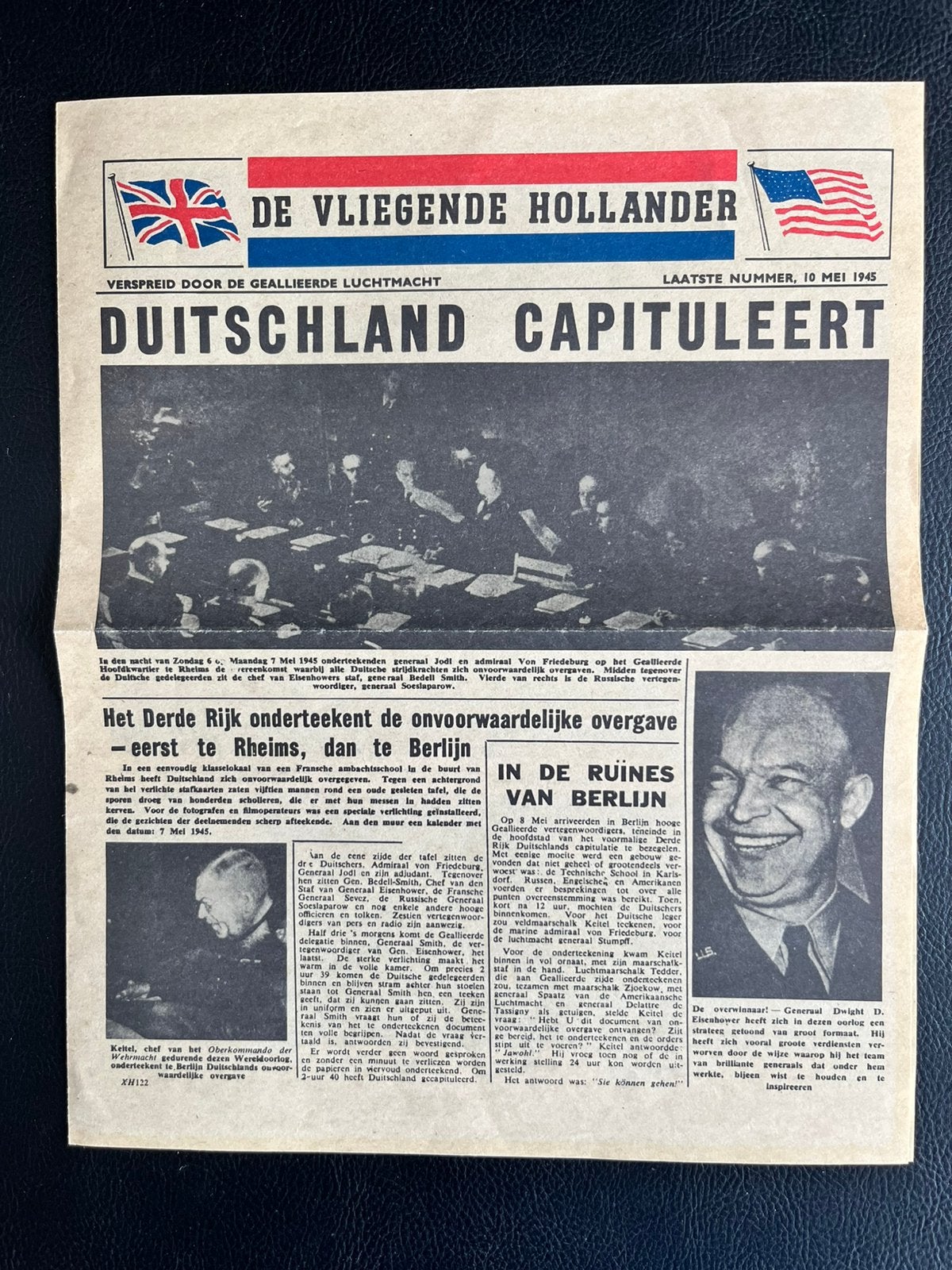 Journal de la Seconde Guerre The Flying Dutchman,10 mai 1945, Livres, Guerre & Militaire, Comme neuf, Enlèvement ou Envoi