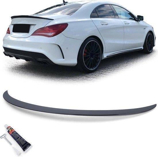 Spoiler Glans Zwart AMG Look Geschikt Voor Mercedes CLA, Auto diversen, Tuning en Styling, Verzenden